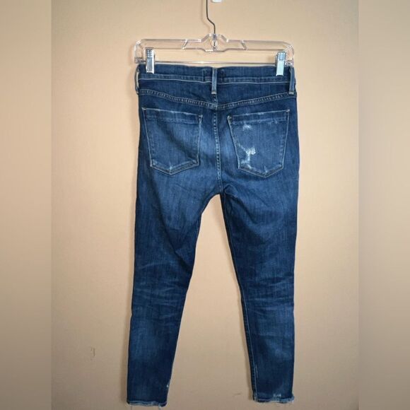 Agolde Premium Denim Distressed Skinny Leg Denim Jeans Size 26 - Picture 6 of 8